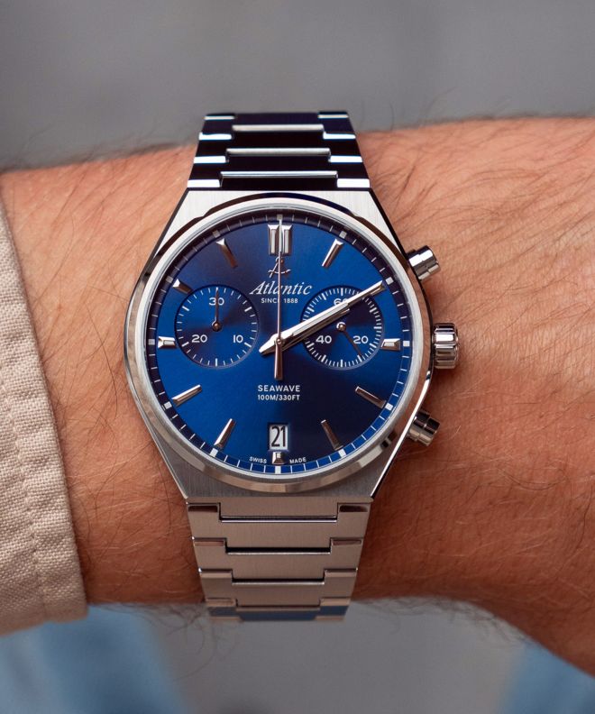 Годинник Чоловічий Atlantic Seawave Chronograph 58466.41.51