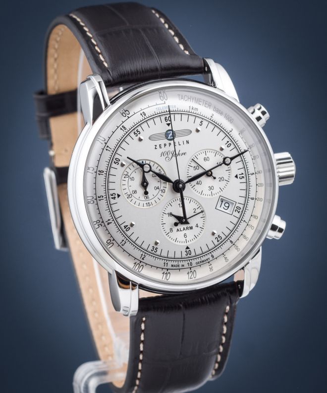 Годинник Чоловічий Zeppelin 100 Jahre Zeppelin Chronograph Alarm 7680-1