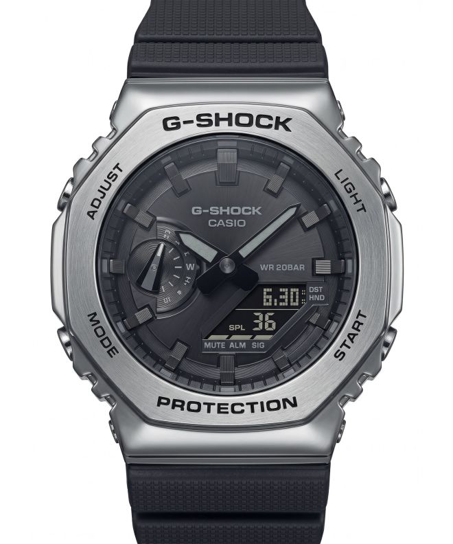Годинник Чоловічий Casio G-Shock Octagon Original Metal Covered GM-2100BB-1AER