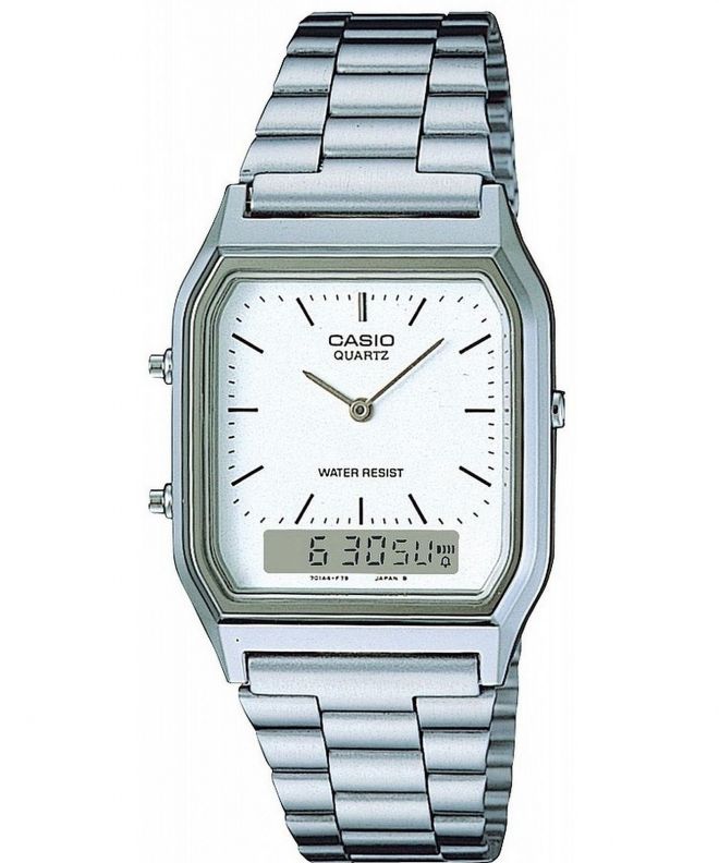 Годинник для Жінок і Чоловіків Casio Vintage Edgy biały AQ-230A-7DMQYES