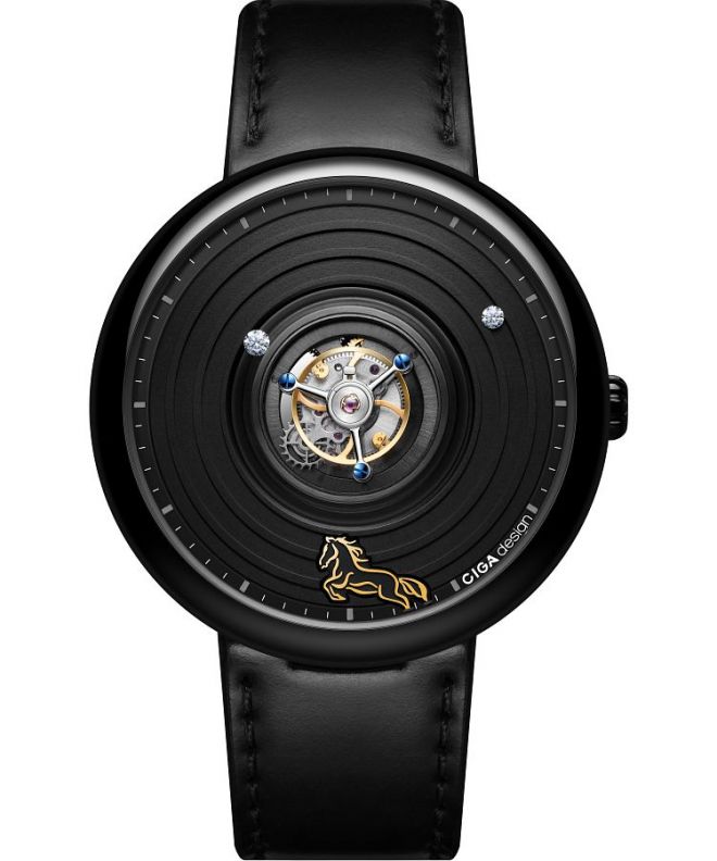 Годинник Чоловічий Ciga Design Tourbillon Chinese Zodiac Mechanical Limited Edition Diamond U057-BB01-1B
