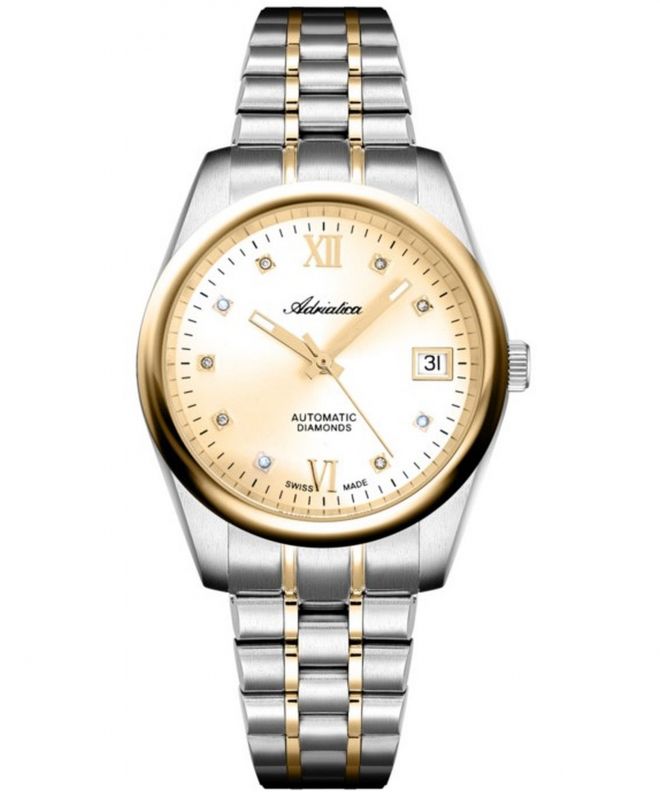 Годинник Жіночий Adriatica Classic Automatic Diamonds A3198.2181DA