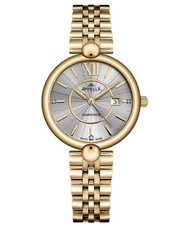 Годинник Жіночий Appella Classic Diamonds L50011.1167DQ