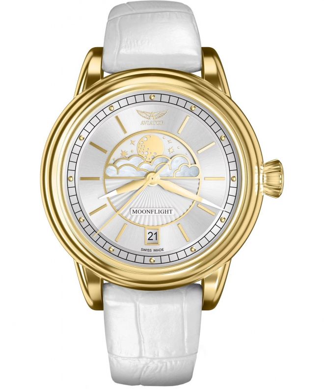 Годинник Жіночий Aviator Douglas Moonflight Limited Edition V.1.33.1.343.4