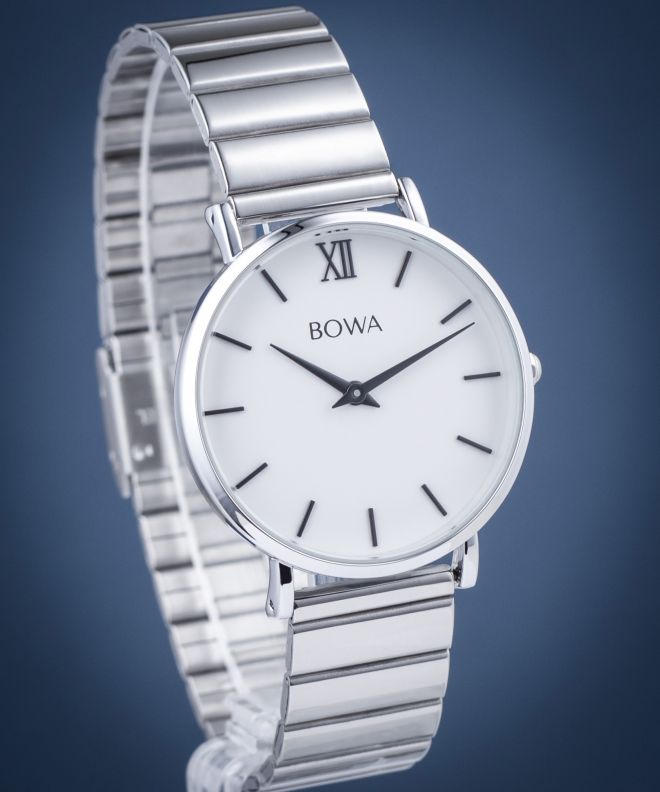 Годинник Жіночий BOWA London Silver Black-Tone 33 LO332-26-165S