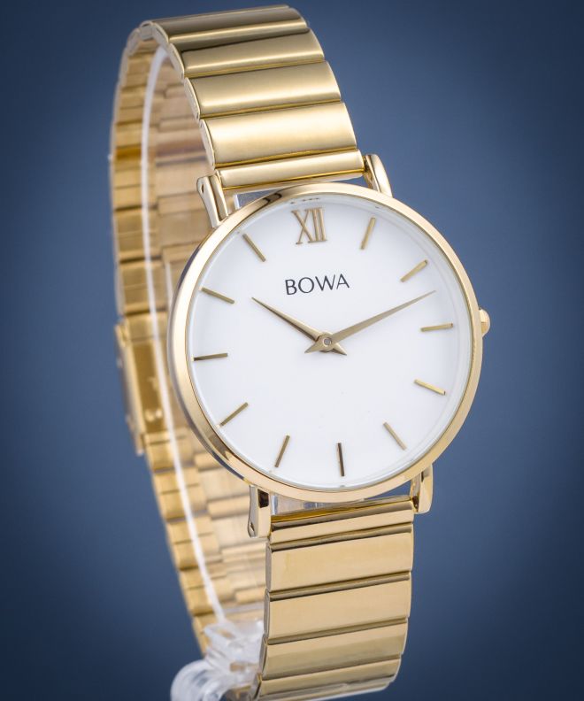 Годинник Жіночий BOWA London White-Gold Steel 33 LO334-24-164S