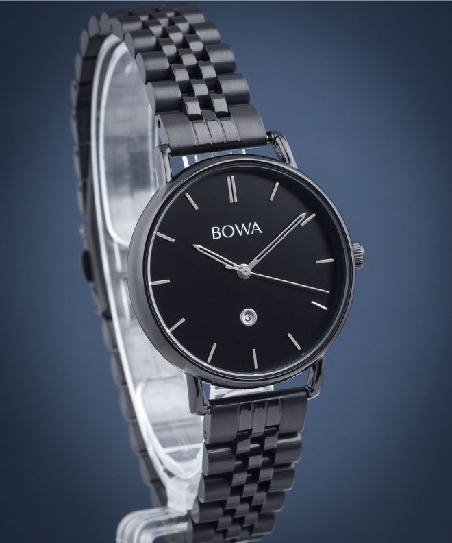 Годинник Жіночий BOWA Milan Black-Silver Tone Steel 34 MI341-15-161S