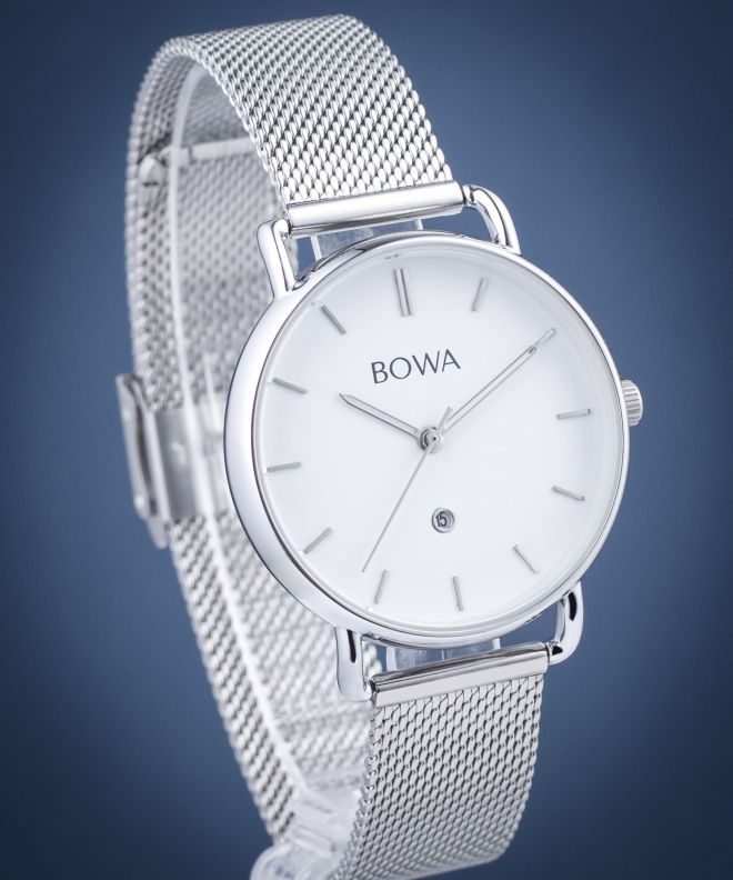 Годинник Жіночий BOWA Milan White-Silver Mesh 34 MI342-25-165M