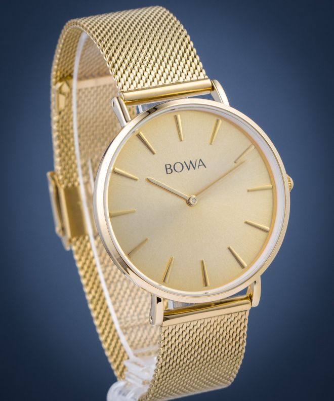 Годинник Жіночий BOWA New York Full Gold Mesh 38 NY384-44-184M