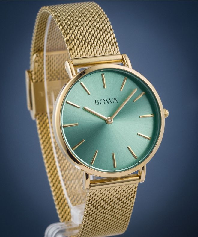 Годинник Жіночий BOWA New York Petite Mint-Gold Mesh 34 NY344-114-184M