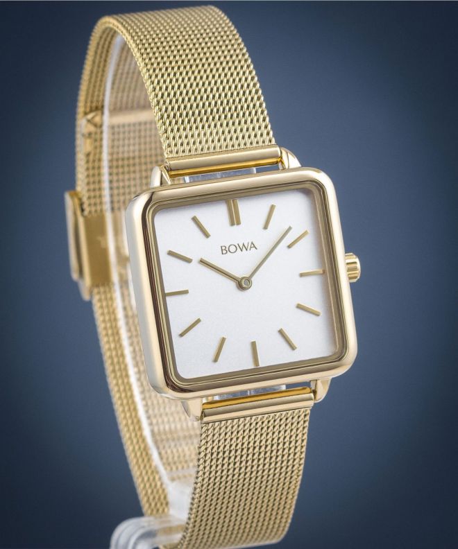 Годинник Жіночий BOWA Vienna White Gold Mesh 29 VI294-24-164M