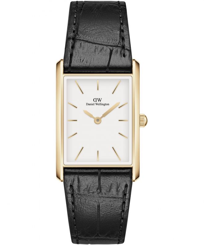 Годинник Жіночий Daniel Wellington Bound Black Crocodile Gold 22 DW00100740