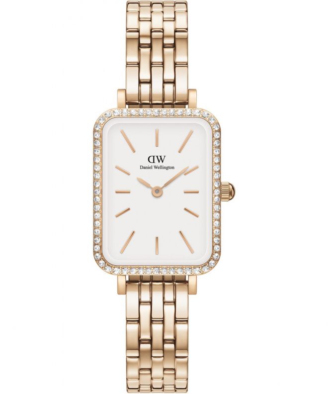 Годинник Жіночий Daniel Wellington Quadro Lumine Bezel 5-Link Melrose 40 DW00100672