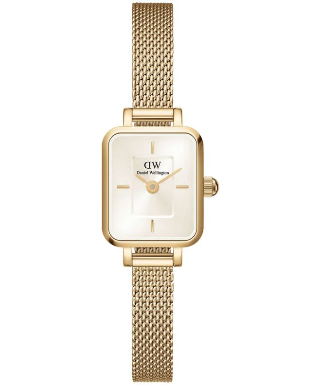 Годинник Жіночий Daniel Wellington Quadro Mini Evergold Champagne 15 DW00100656