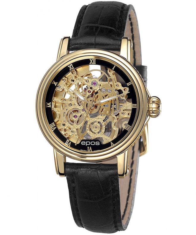 Годинник Жіночий Epos Skeleton 4390.156.22.25.15