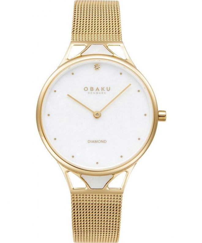 Годинник Жіночий Obaku Diamond V302LXGWMG