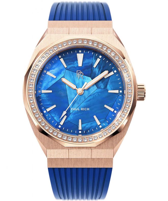 Годинник Жіночий Paul Rich Heart of the Ocean Blue Rose Gold 808857769770