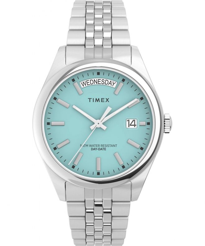 Годинник Жіночий Timex Legacy Day and Date Tiffany Blue TW2V68400
