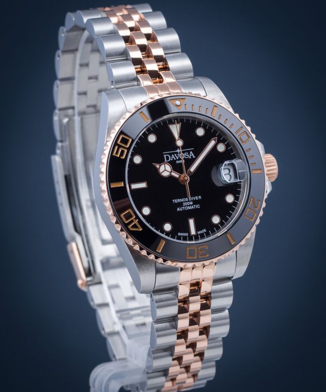 Годинник для Жінок і Чоловіків Davosa Ternos Medium Diver Automatic 166.196.05