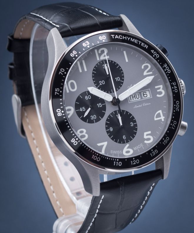 Годинник Чоловічий Adriatica 1963 Limited Edition Chronograph Automatic Valjoux A1963.4227A