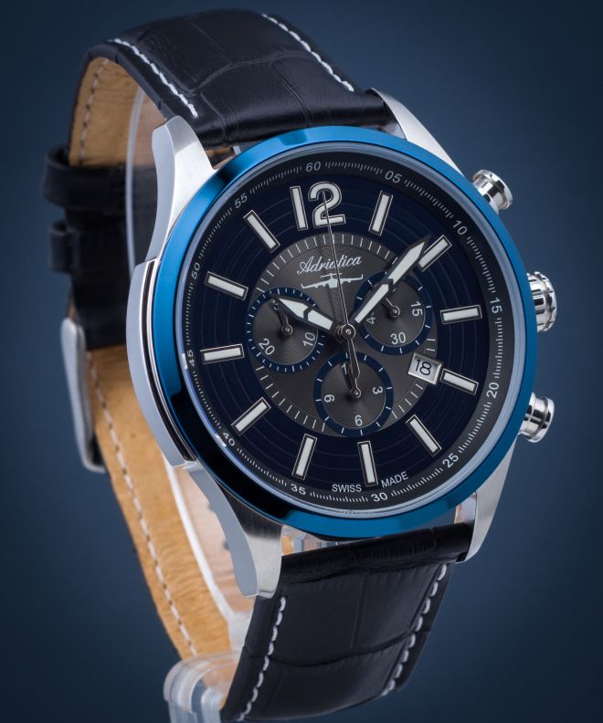 Годинник Чоловічий Adriatica Chronograph A8188.T255CH