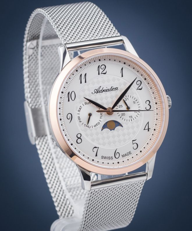 Годинник Чоловічий Adriatica Moonphase A1274.R123QF