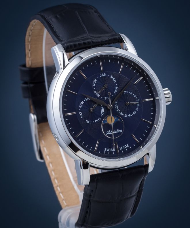 Годинник Чоловічий Adriatica Moonphase A8134.5215QF