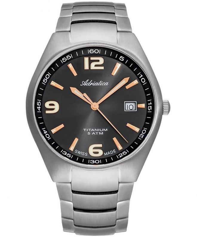 Годинник Чоловічий Adriatica Titanium A1069.41R6Q