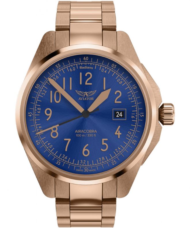 Годинник Чоловічий Aviator Airacobra 43 Type B V.1.38.2.326.5