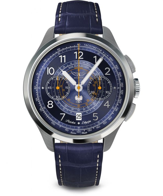 Годинник Чоловічий Aviator Heritage Chronograph Trimeter Limited Edition V.4.40.0.352.4 PL