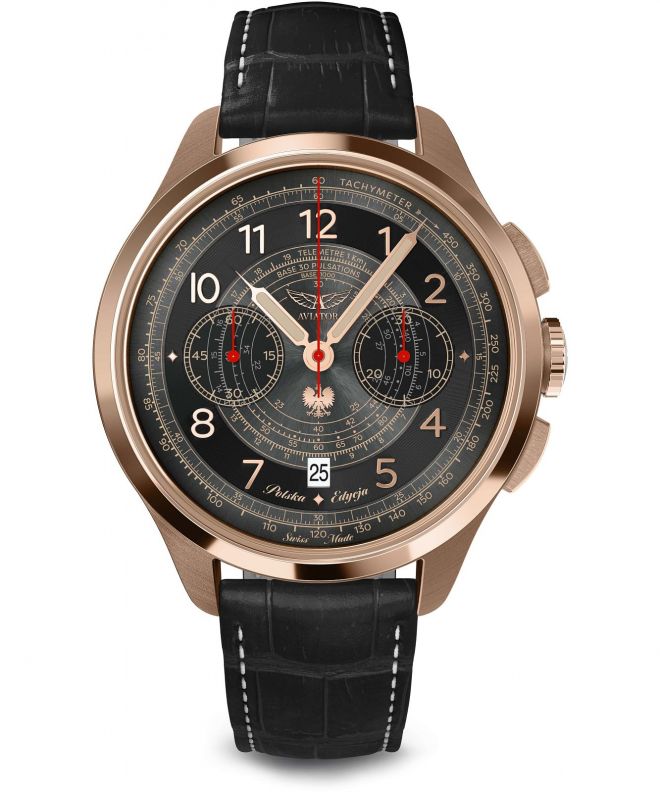 Годинник Чоловічий Aviator Heritage Chronograph Trimeter Limited Edition V.4.40.2.353.4 PL