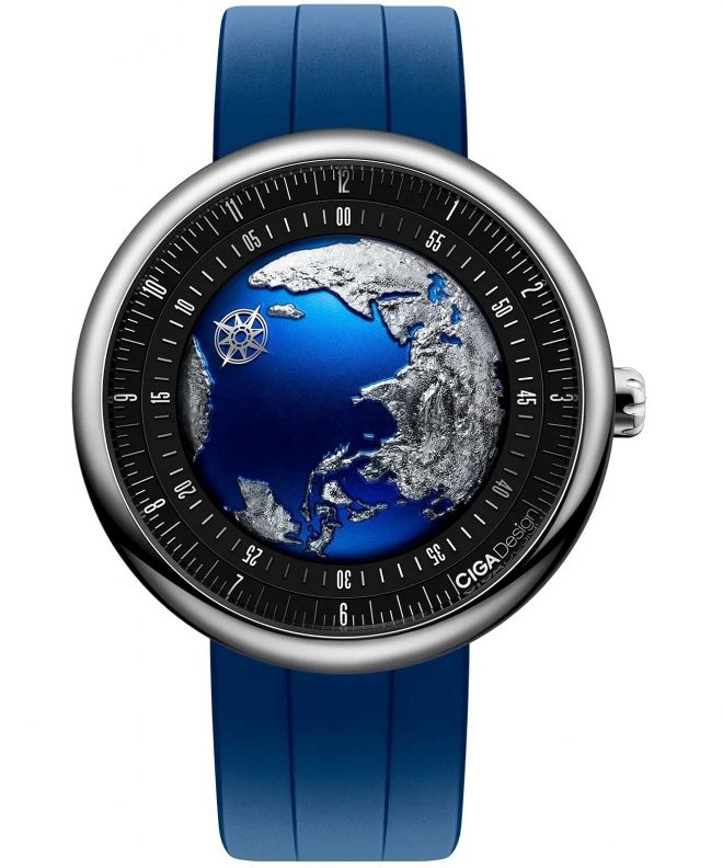 Годинник Чоловічий Ciga Design U Series Blue Planet II Astronomy GPHG 2021 U033-SU01-W6U