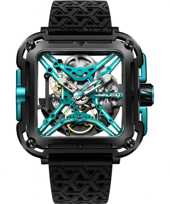 Годинник Чоловічий Ciga Design X Series Gorilla Modern Skeleton Ceramic Limited Edition X011-BLBU-25BK