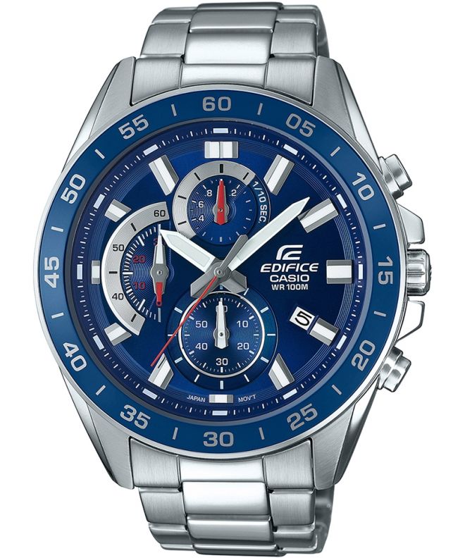 Годинник Чоловічий Edifice Casio Momentum Racing Chrono EFV-550D-2AVUEF