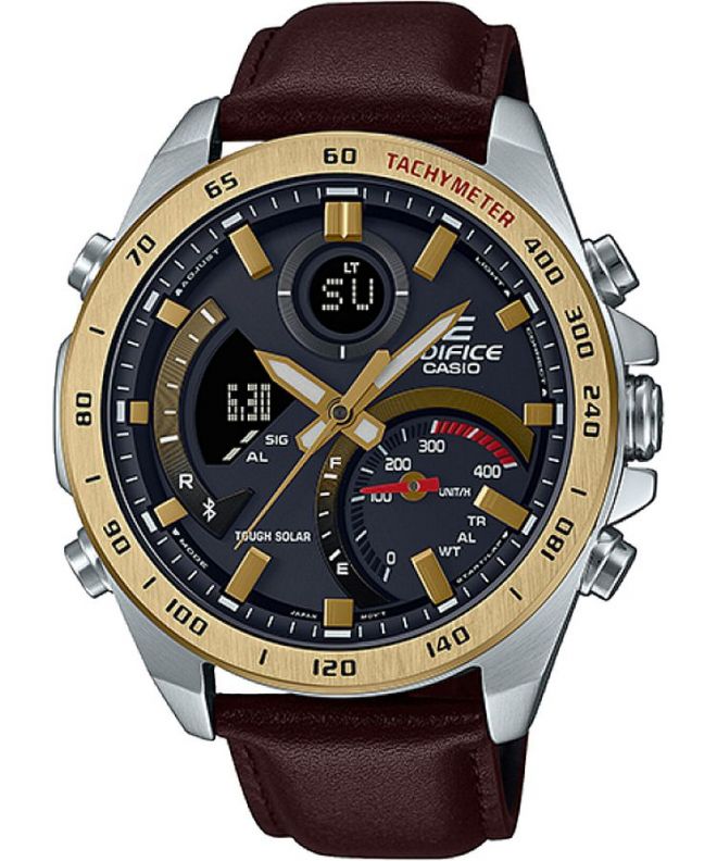 Годинник Чоловічий Casio Edifice Premium Bluetooth Sync Tough Solar ECB-900GL-1AER