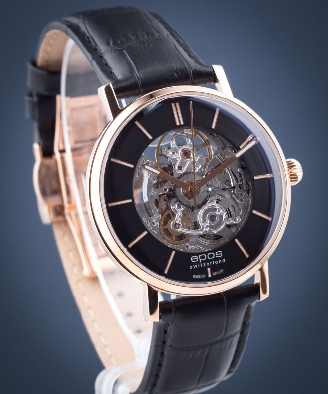 Годинник Чоловічий Epos Originale Skeleton Automatic 3437.135.24.15.25