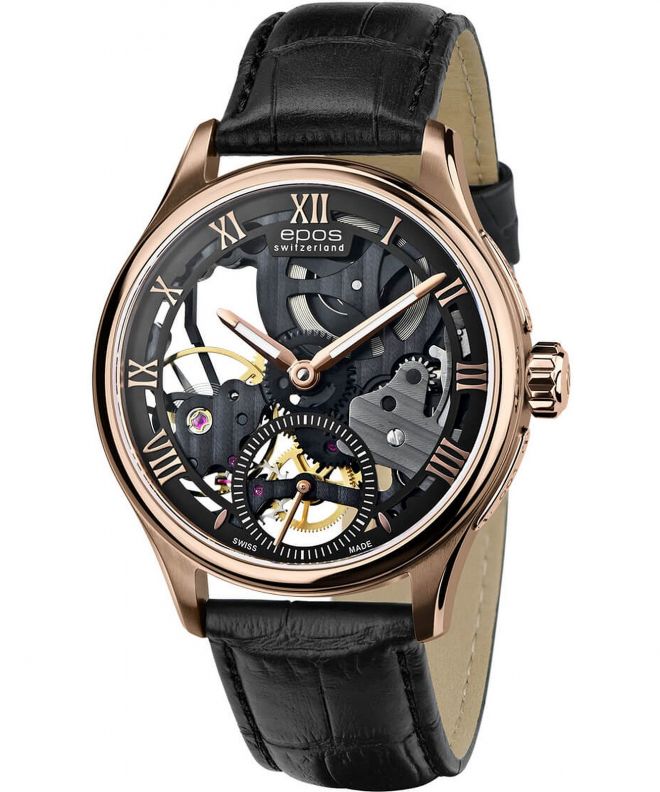 Годинник Чоловічий Epos Originale Skeleton Limited Edition 3500.169.24.25.25