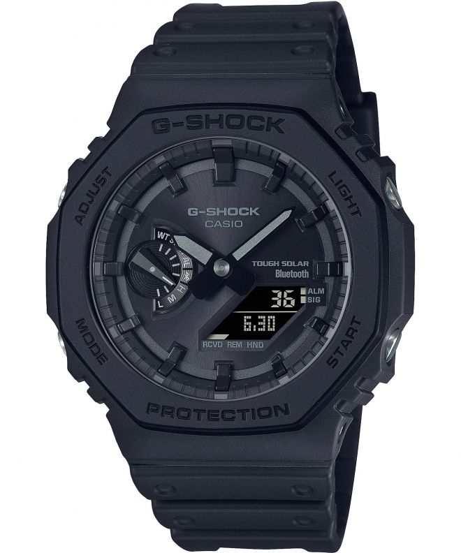 Годинник Чоловічий Casio G-Shock Octagon Carbon Core Guard Bluetooth Tought Solar GA-B2100-1A1ER