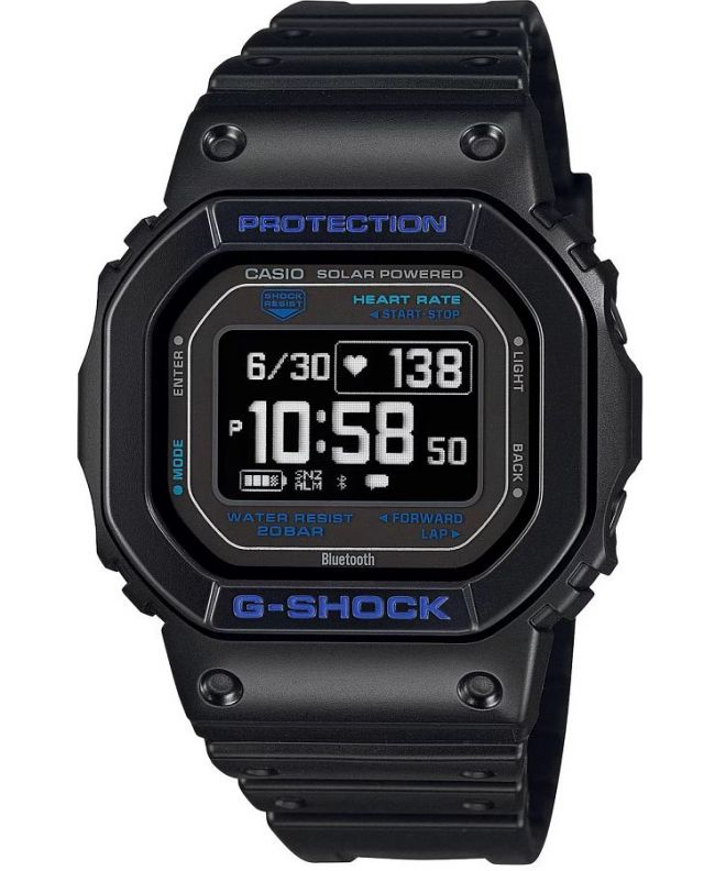 Годинник Чоловічий Casio G-Shock G-Squad Square Move Bluetooth Solar DW-H5600-1A2ER