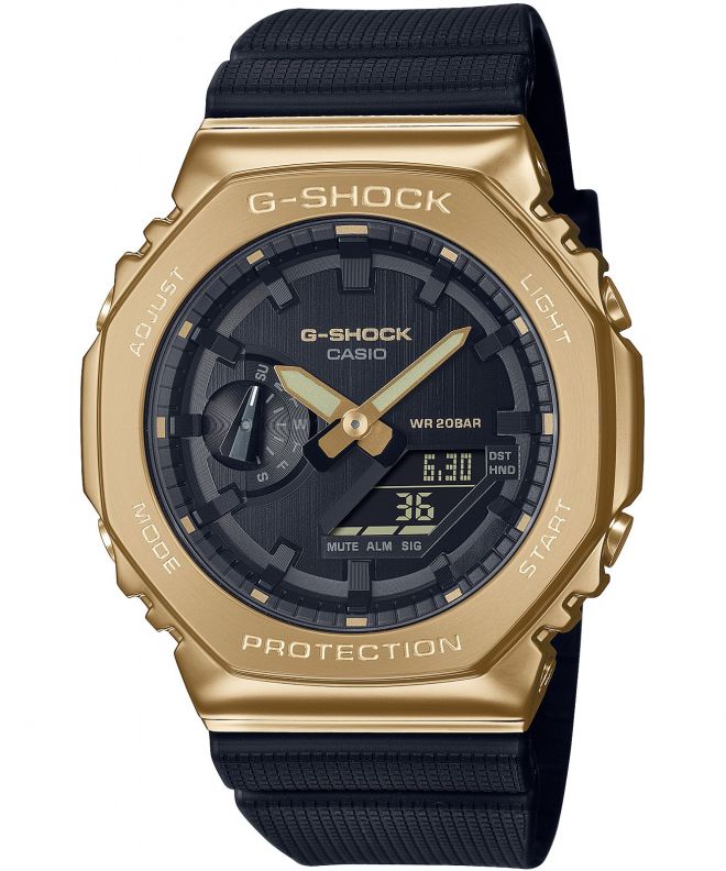 Годинник Чоловічий Casio G-Shock Octagon Original Metal Covered GM-2100G-1A9ER