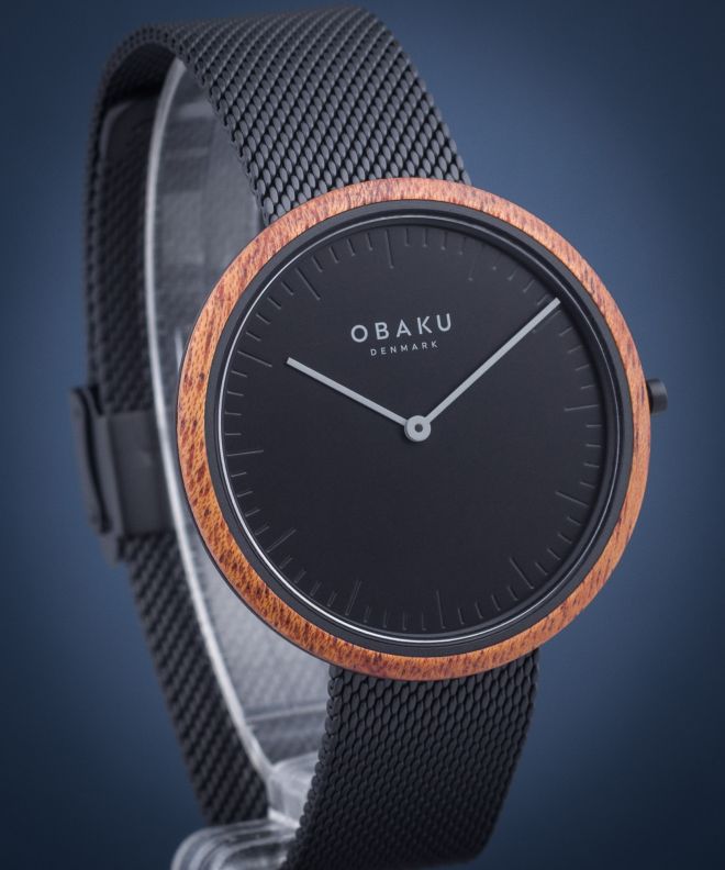 Годинник Чоловічий Obaku Trae Charcoal V245GXBBMB