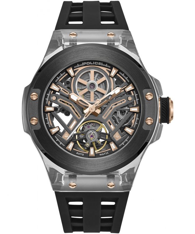 Годинник Чоловічий Police Cyclone Skeleton Automatic PEWGR0082202