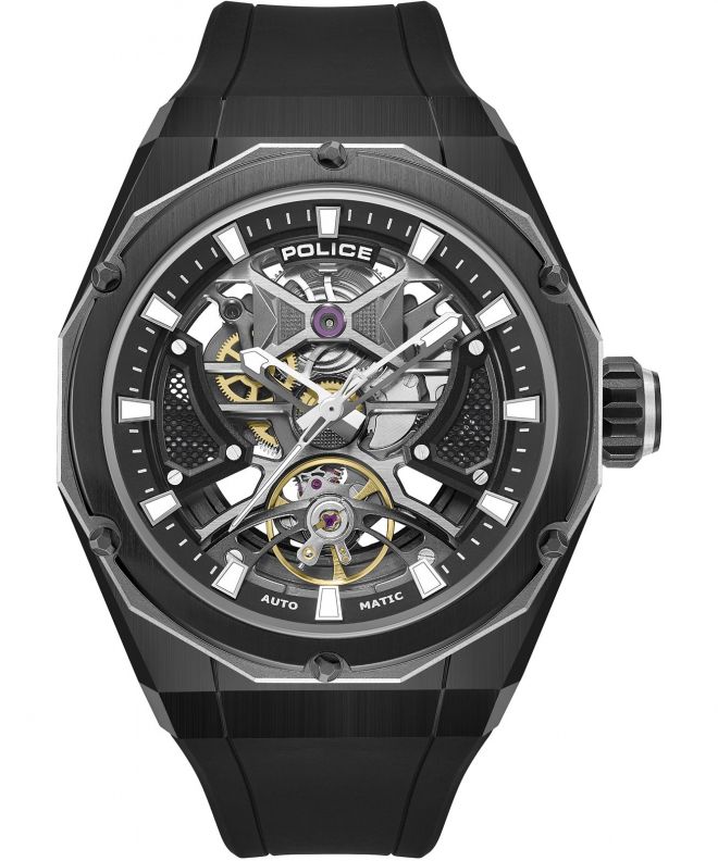 Годинник Чоловічий Police Dayton Skeleton Automatic PEWGR0082301