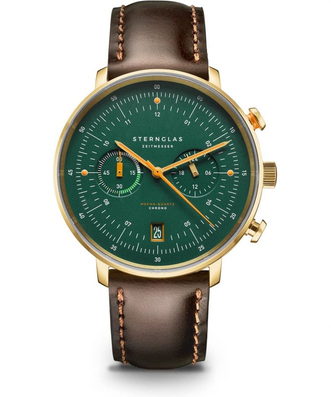 Годинник Чоловічий Sternglas Hamburg Ed Vintage Chronograph S01-HCV22-BR01