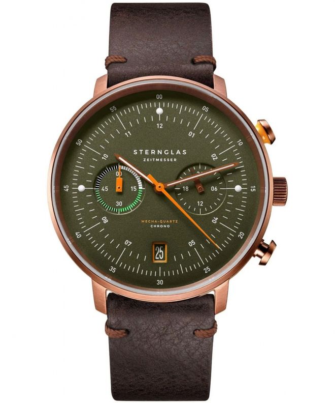 Годинник Чоловічий Sternglas Hamburg Mecha-Quartz Chrono S01-HC35-VI17