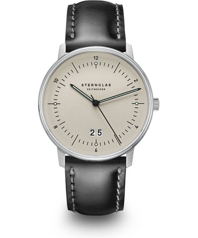 Годинник Чоловічий Sternglas Naos Big Date Alabaster S01-NAG26-BR02