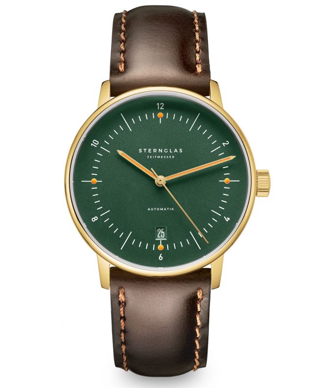 Годинник Чоловічий Sternglas Naos Green Gold Automatic S02-NA22-BR01