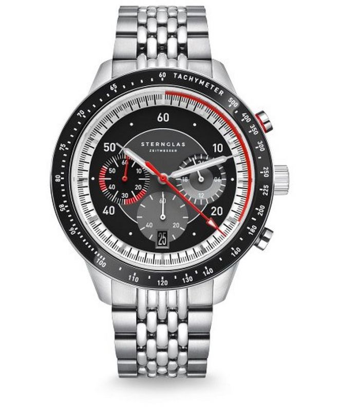 Годинник Чоловічий Sternglas Tachymeter 2.0 Chronograph S01-TM03-ME14