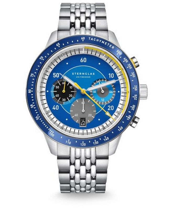 Годинник Чоловічий Sternglas Tachymeter 2.0 Chronograph S01-TM06-ME14
