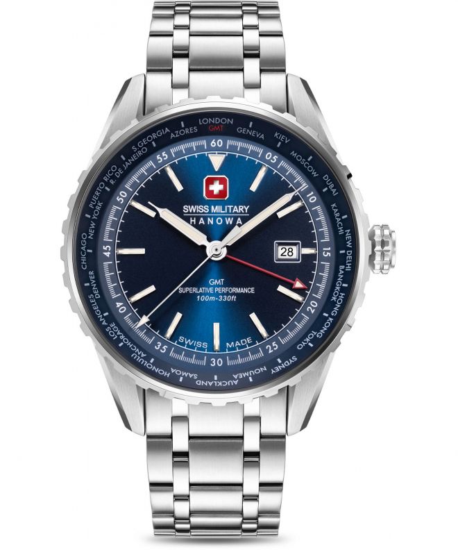 Годинник Чоловічий Swiss Military Hanowa Afterburn GMT SMWGH0003204